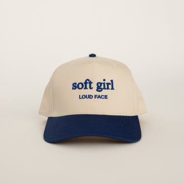 SOFT GIRL Loud Face Trucker Hat